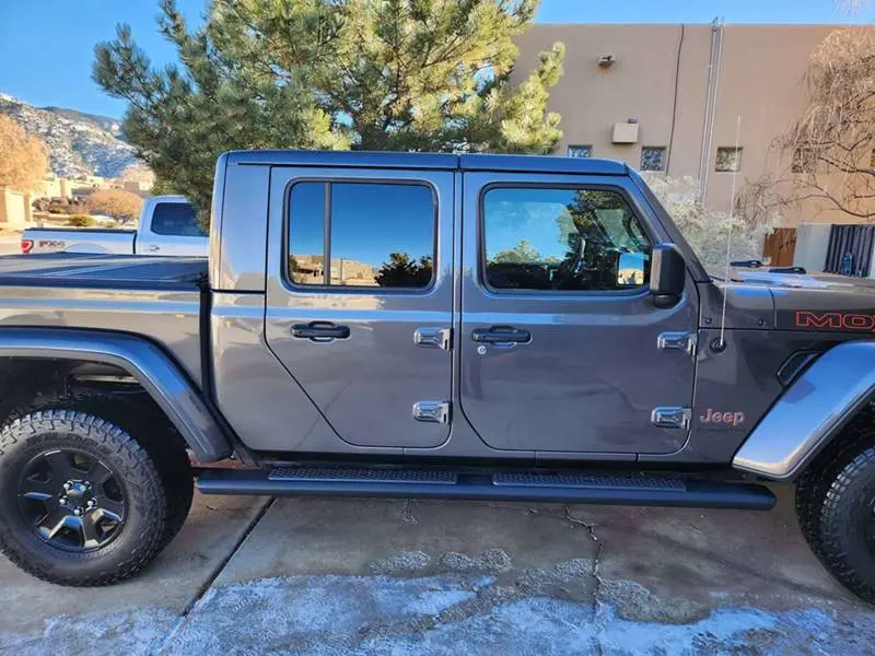 Professional window tinting for Jeep Gladiator