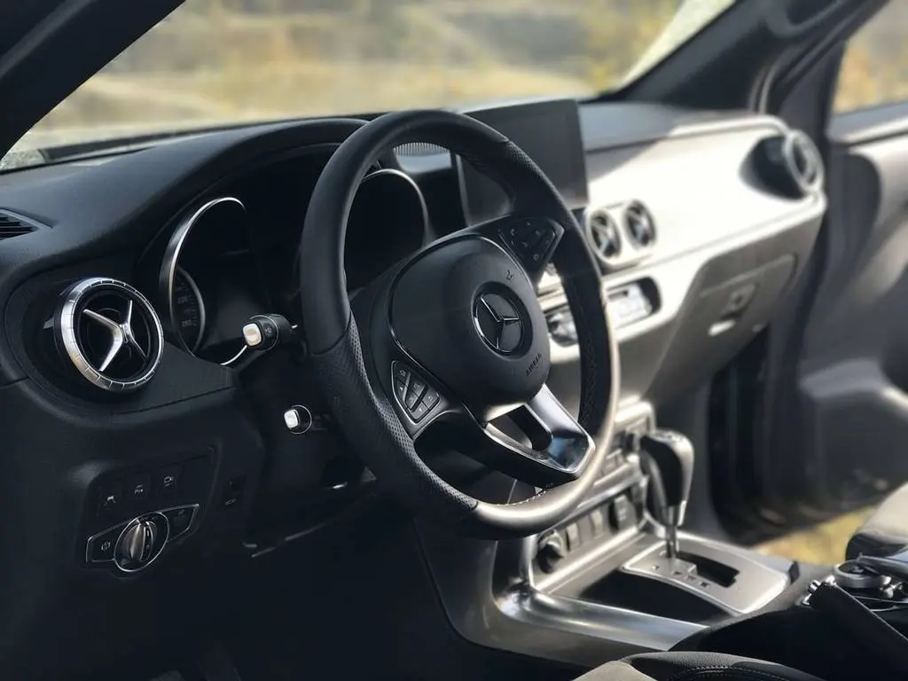 Interior detailing of a Mercedes-Benz for a spotless cabin
